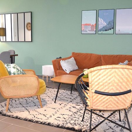 Le Cocon Troyen - 6-8P - 2 Parking Gratuits Appartement Troyes Buitenkant foto
