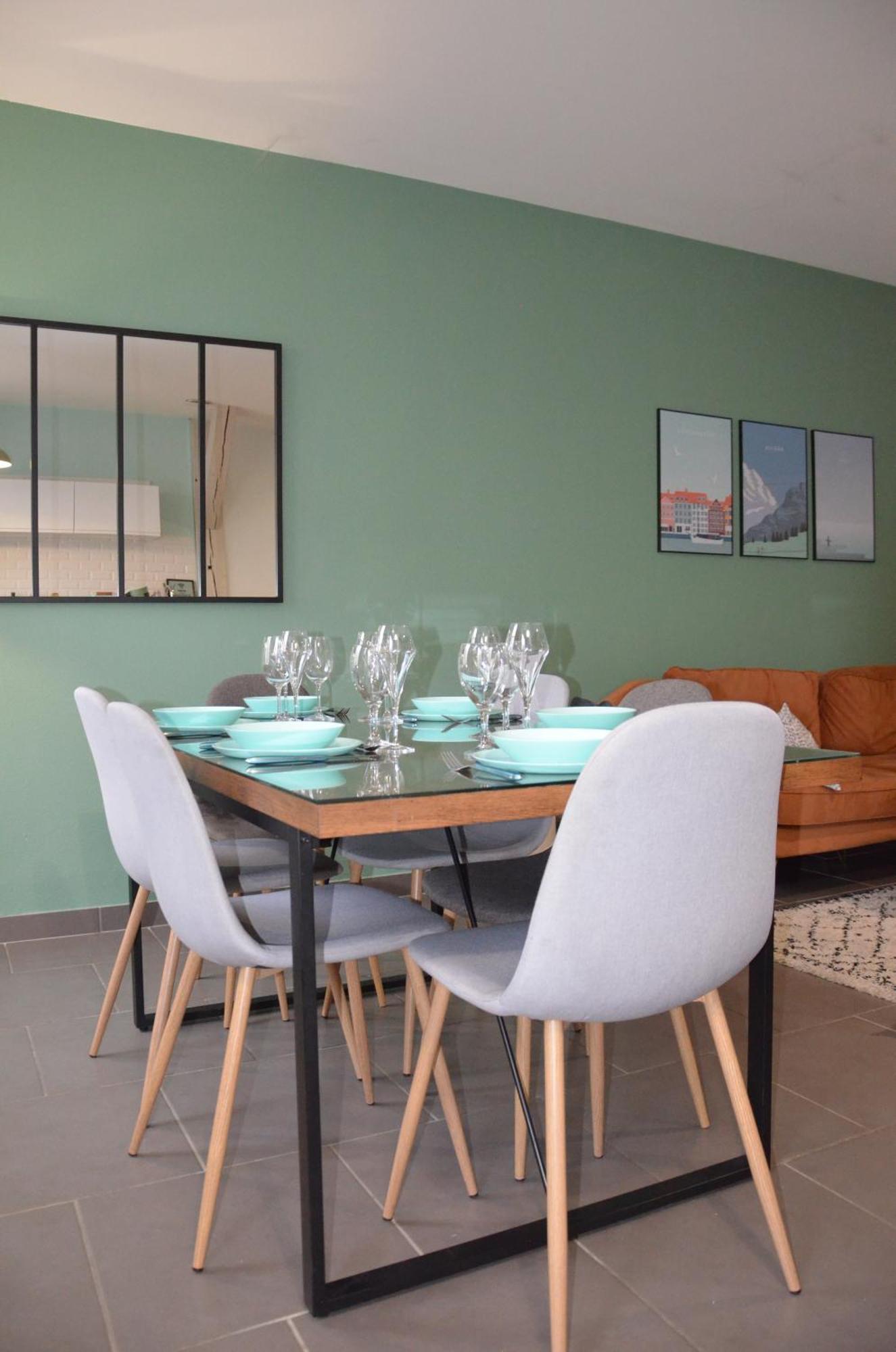 Le Cocon Troyen - 6-8P - 2 Parking Gratuits Appartement Troyes Buitenkant foto