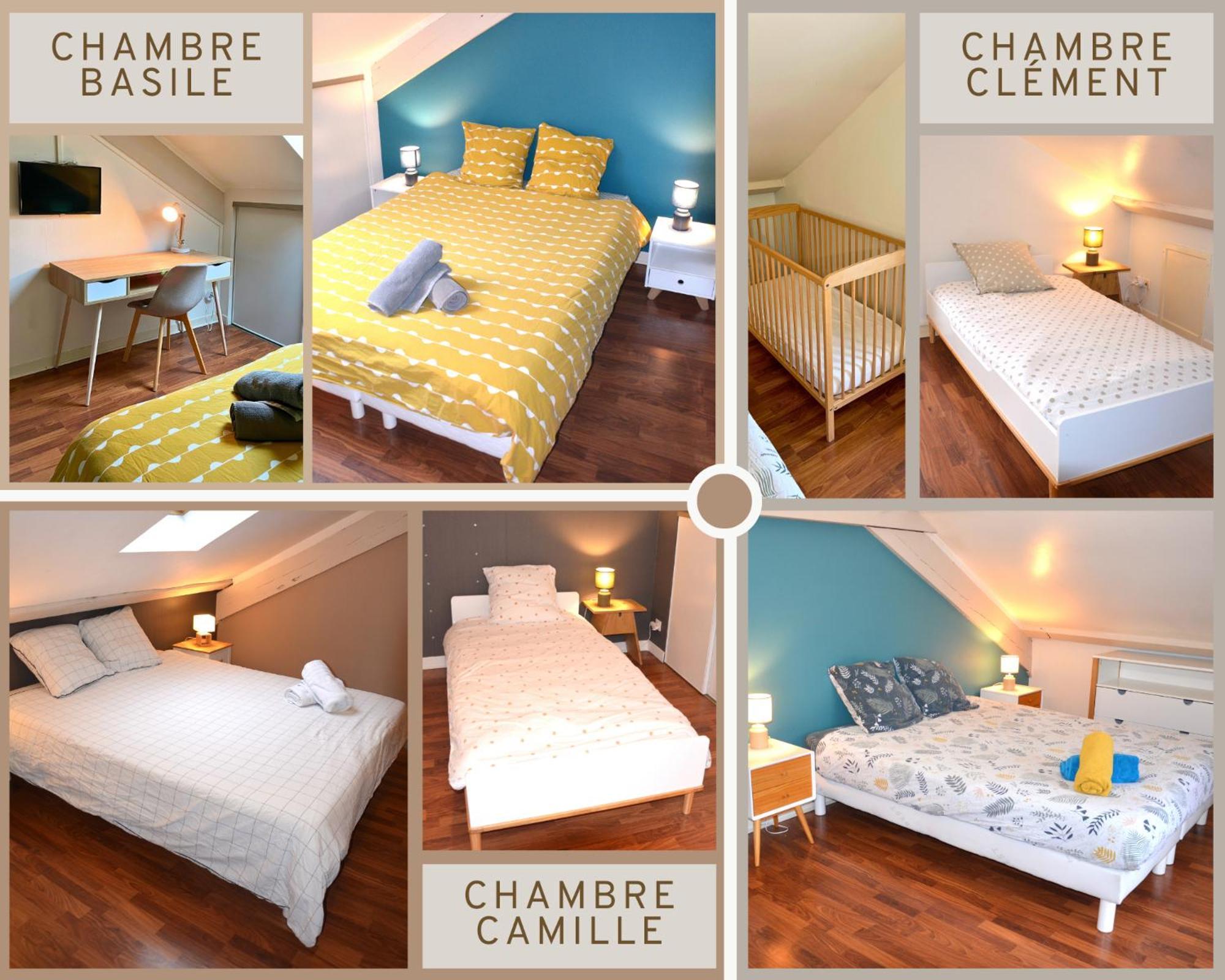Le Cocon Troyen - 6-8P - 2 Parking Gratuits Appartement Troyes Buitenkant foto